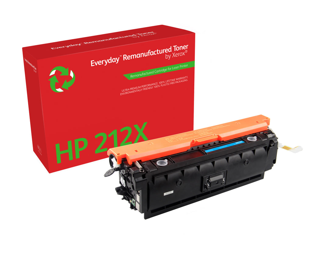 Everyday Cyan Toner by Xerox compatible with HP 212X (W2121X), High capacity