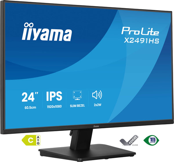 iiyama ProLite 23.8" Full HD 120Hz Monitor (X2491HS-B1)