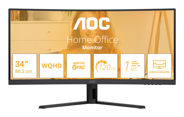 AOC B3 – 34" UltraWide QHD 120Hz Monitor (CU34B3E)