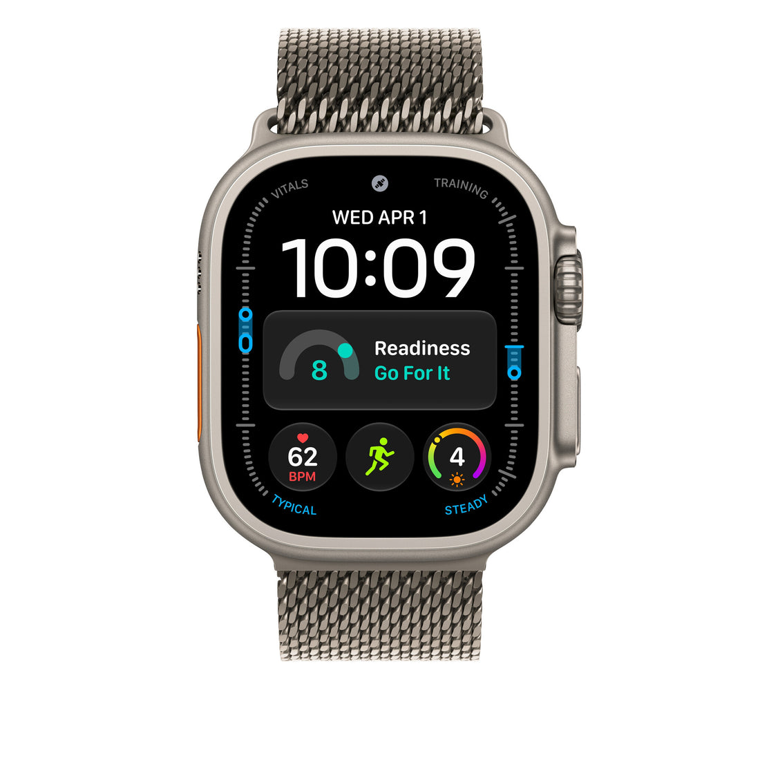Apple 49mm Natural Titanium Milanese Loop - Small - image 3