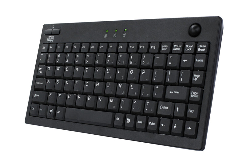 Adesso Keyboard USB QWERTY - Black (AKB-310UB)