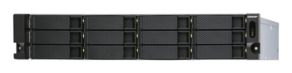 QNAP TL-R1200S-RP storage drive enclosure HDD/SSD enclosure Black, Grey 2.5/3.5"