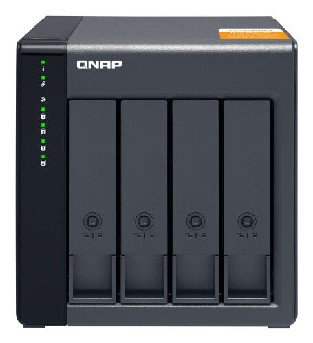 QNAP TL-D400S HDD/SSD enclosure Black 2.5/3.5"