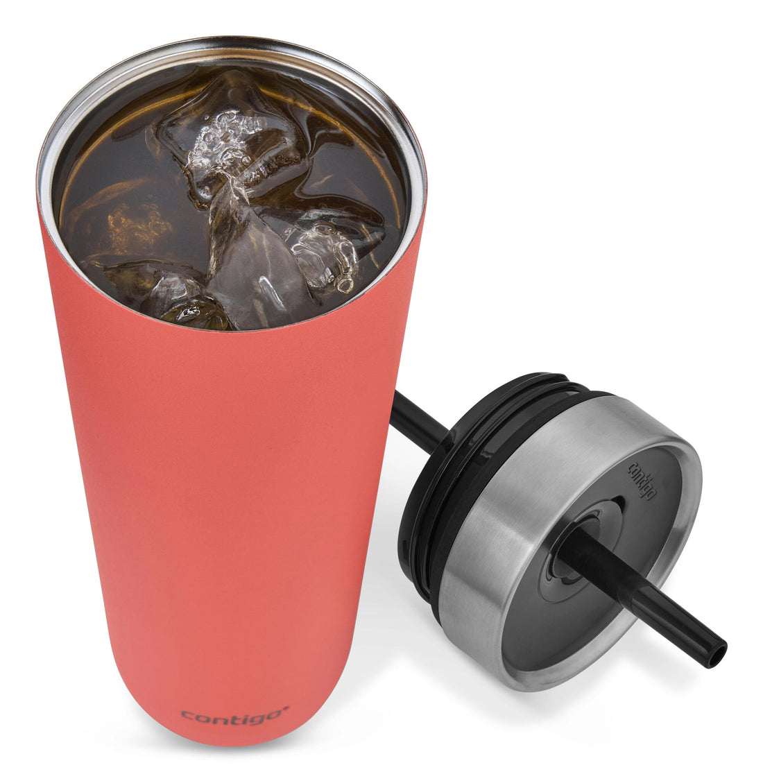 CONTIGO No-Spill Tumbler Daily usage 720 ml Stainless steel Coral - image 8
