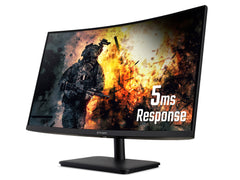 Acer AOpen 27HC5RPbiipx 27 Inch Full HD Curved Monitor (VA Panel, FreeSync, 165 Hz, 5 ms, DP, HDMI, Black)