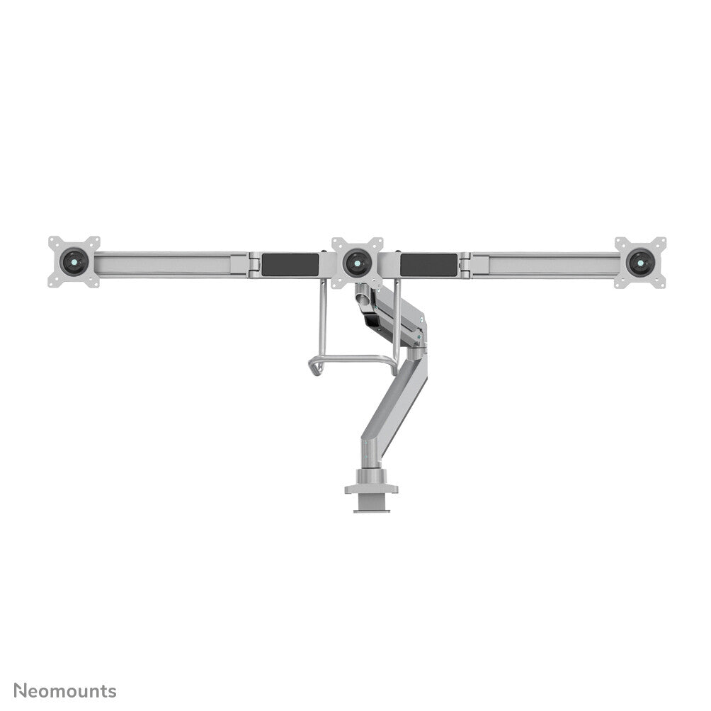 Neomounts NM-D775DX3SILVER Monitor arm 17-27" - gas spring - Topfix - 180°-stop - image 2