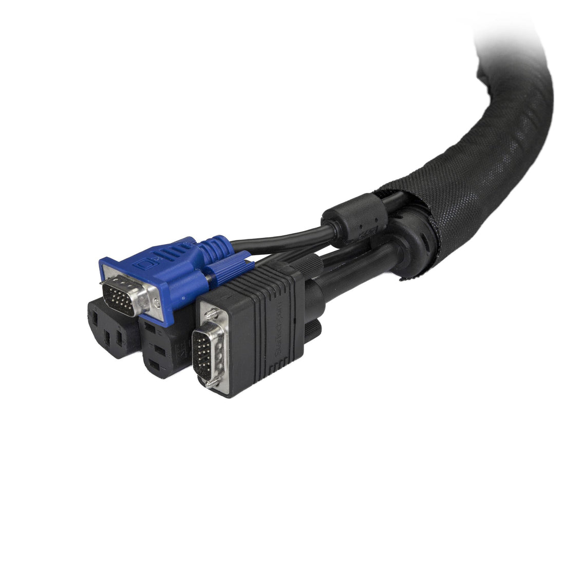 StarTech.com 6.5' (2m) Cable Management Sleeve - Flexible Coiled Cable Wrap - 1.0-1.5" dia. Expandable Sleeve - image 2