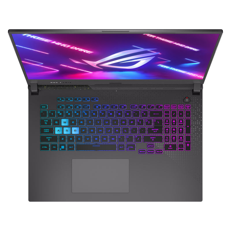 ASUS ROG Strix G17 G713PI-HX049W laptop AMD Ryzen™ 9 7845HX 43.9 cm (17.3") Full HD 16 GB DDR5-SDRAM 1 TB SSD NVIDIA GeForce RTX 4070 Wi-Fi 6E (802.11ax) Windows 11 Home Black, Grey