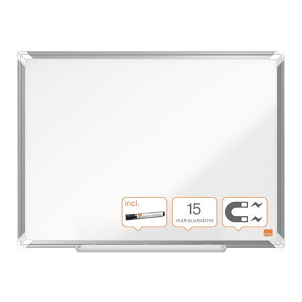 Nobo Premium Plus Steel Magnetic Whiteboard 600x450mm - image 4