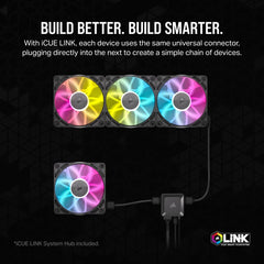 Corsair iCUE LINK RX140 RGB Computer case Fan 14 cm White 2 pc(s)
