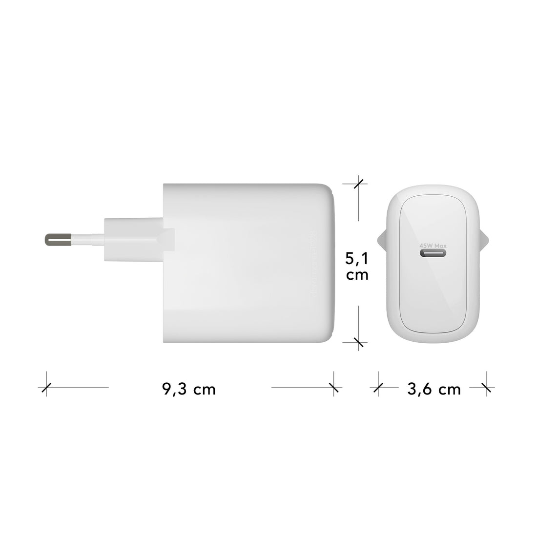 dbramante1928 re-charge Pro - EU Wall Charger USB-C 45W - W - image 5