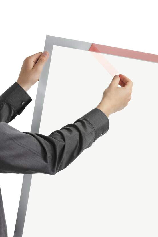 Durable DURAFRAME Sign holder Plastic Silver - image 4