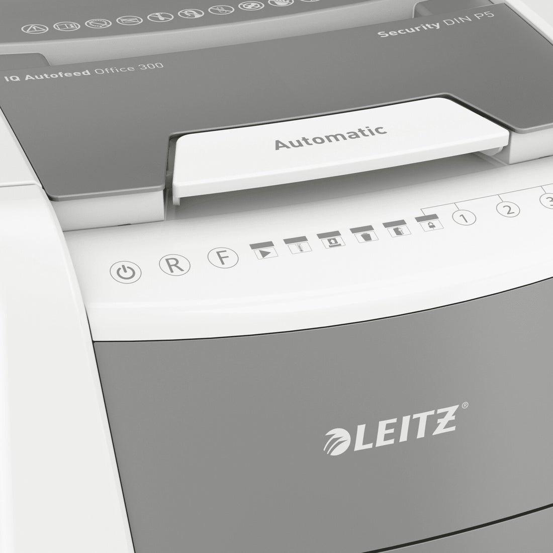 Leitz P5 60L paper shredder Micro-cut shredding 55 dB 23 cm Black, Silver, White - image 6