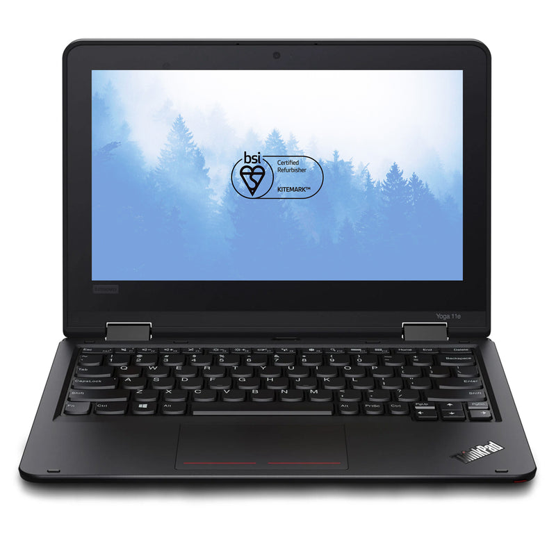 Lenovo ThinkPad Yoga 11e Laptop 11.6" Touchscreen 8GB, 128GB, Windows 11 Pro - Black
