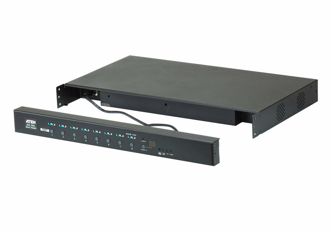 ATEN 1U AV 16A 8 Outlet Switched Bank Metered PDU + Free Eco PDU Manager Software - image 5