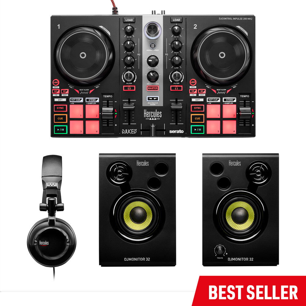 Hercules DJLearning Kit MK2 Digital Vinyl System (DVS) scratcher 2 channels Black - image 2
