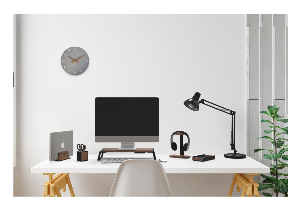 Alba Wooden and black aluminium computer/tablet stand - image 3