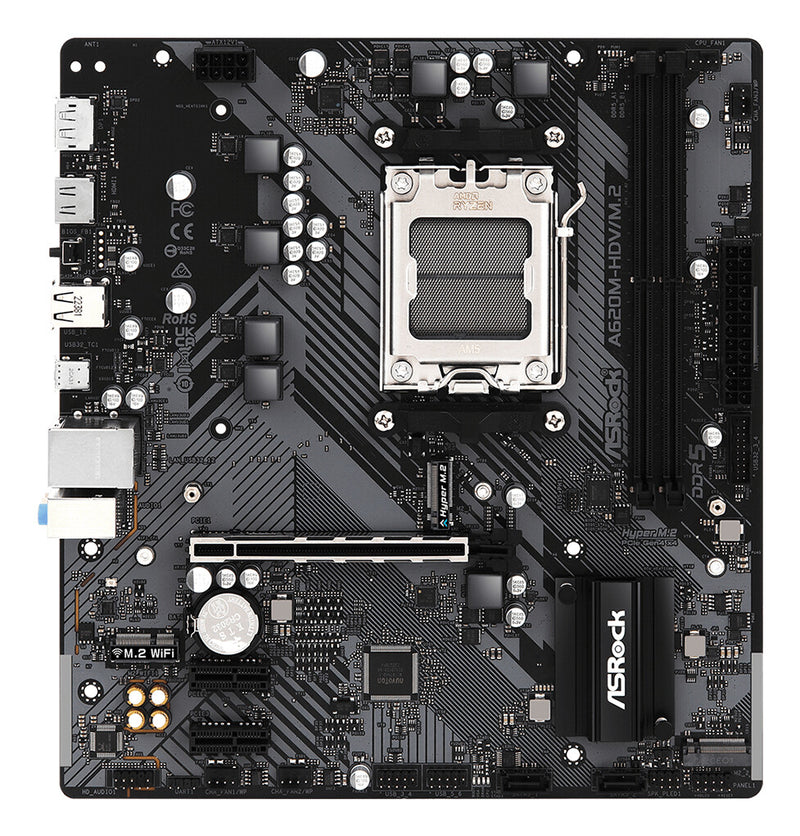 Asrock A620M-HDV/M.2 AMD A620 Socket AM5 micro ATX