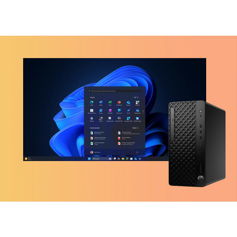 HP ProDesk 4 G1i AI PC Wolf Pro Security Edition Intel Core Ultra 5 235 32 GB DDR5-SDRAM 1 TB SSD Windows 11 Pro Tower Black