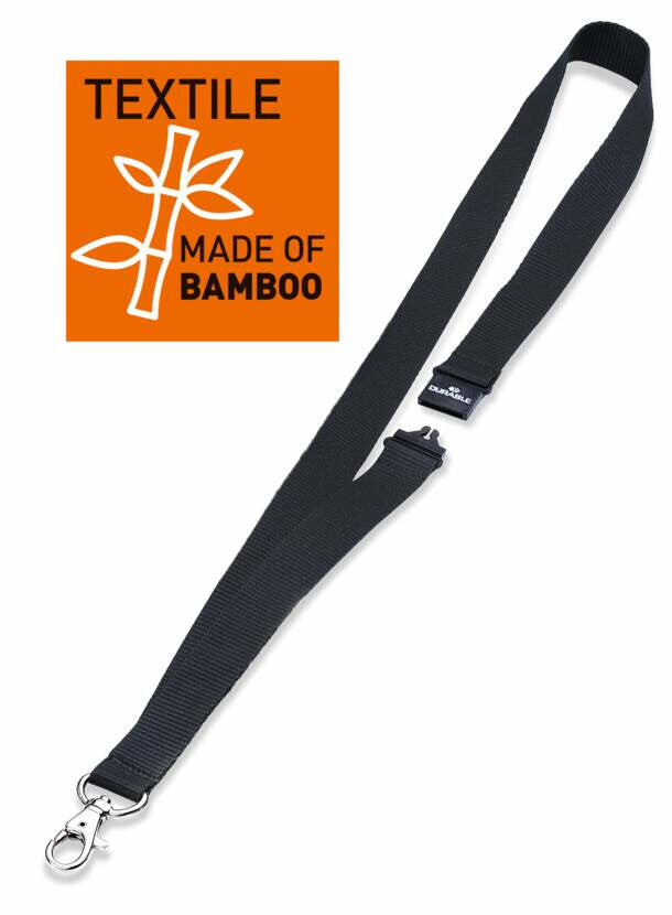 Durable 824001 badge holder accessory Badge lanyard Black 10