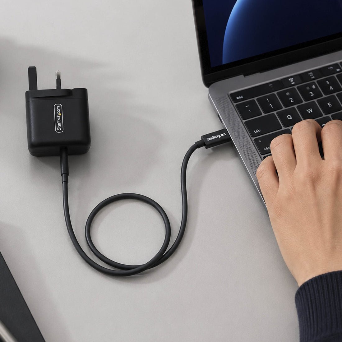 StarTech.com 65W USB-C Laptop Charger, GaN Charger with Power Adapter Brick for Dell, XPS, HP ProBook, MacBook - image 7