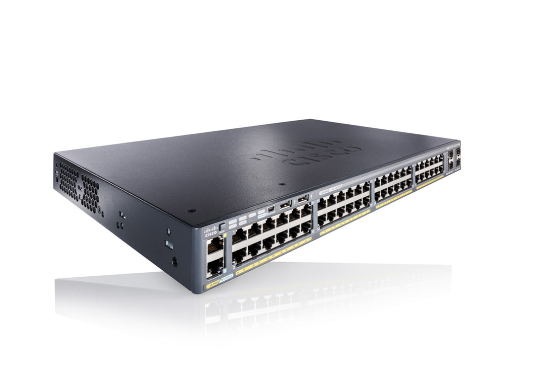 Cisco Catalyst 2960X-48FPD-L Network Switch, 24 Gigabit Ethernet Ports, 740W PoE Budget, two 10 G SFP+ Uplink - image 2
