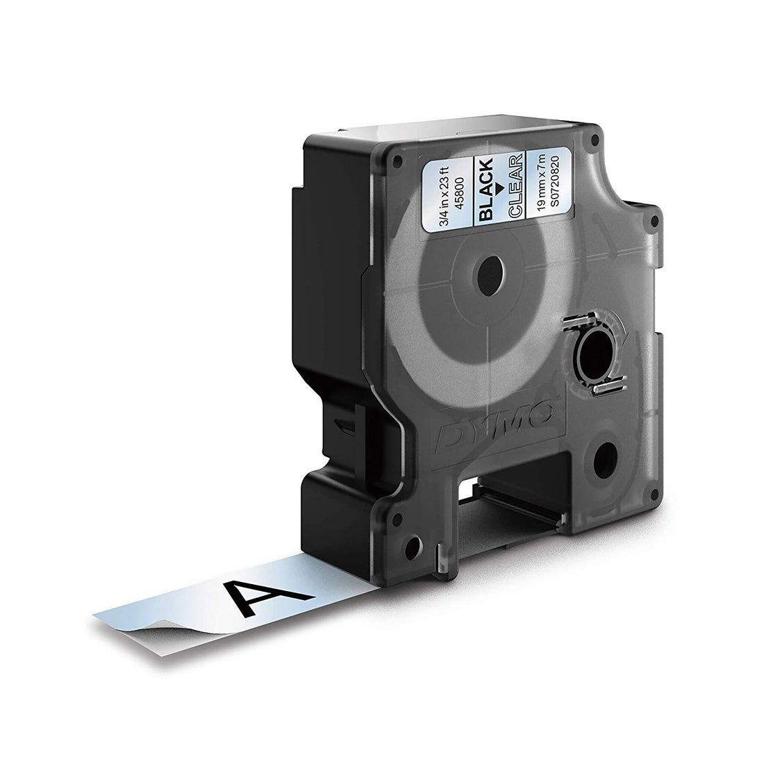DYMO Authentic D1 Labels | Black Print on Clear Tape | 19 mm x 7 m | Self-Adhesive Labels for LabelManager - image 8