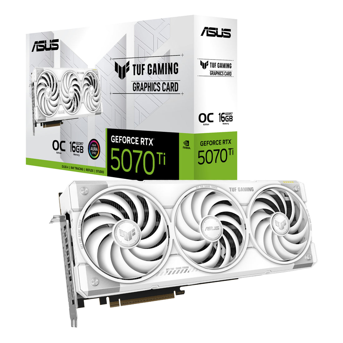 ASUS TUF Gaming TUF-RTX5070TI-O16G-WHITE-GAMING NVIDIA GeForce RTX 5070 Ti 16 GB GDDR7 - image 10
