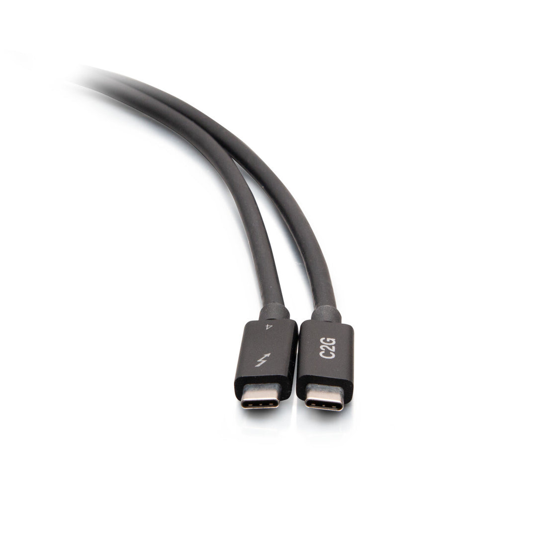 C2G 2.6ft (0.8m) ThunderboltTM 4 USB-C Cable (40Gbps)