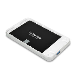 Axagon EE25-S6 storage drive enclosure HDD/SSD enclosure White 2.5