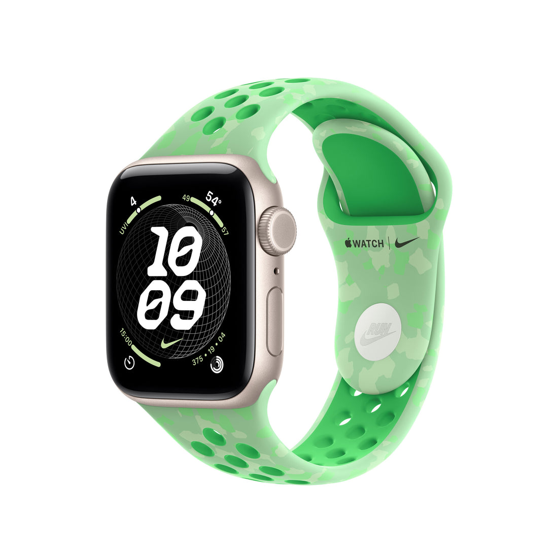 Apple 40mm Green Spark Nike Sport Band - S/M - image 2