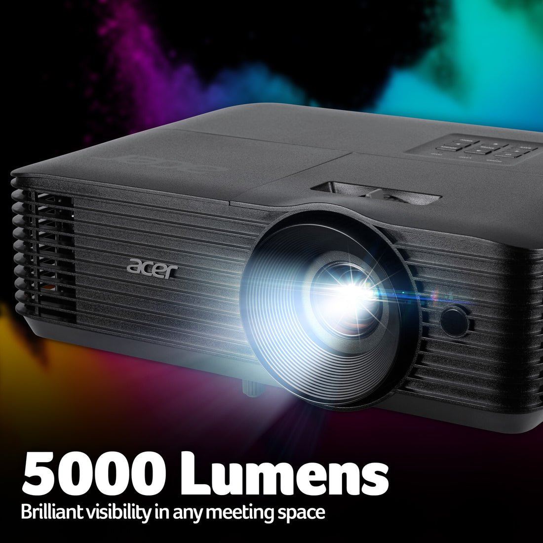 Acer X1328 DLP Projector, WXGA (1280×800), 5000 ANSI Lumens - image 5