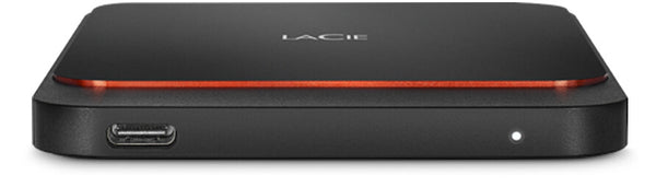 LaCie STHK500800 external solid state drive Thunderbolt technology 500 GB USB Type-C 3.2 Gen 1 (3.1 Gen 1) Black, Orange
