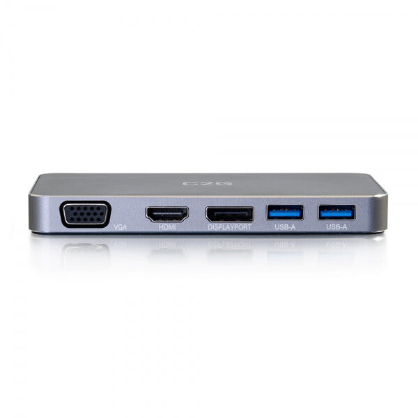 C2G USB-C[R] Dual Display MST Docking Station with HDMI[R], DisplayPort[TM], VGA and Power Delivery up to 65W - image 4