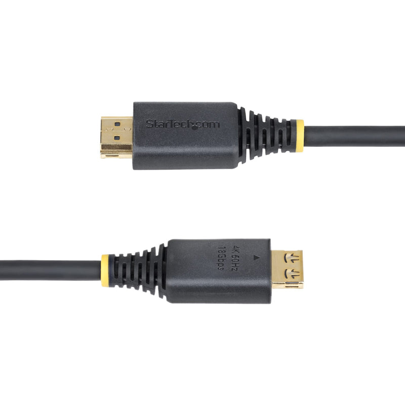 StarTech.com 6ft (1.8m) High Speed HDMI Cable with Gripping Connectors, 4K 60Hz/1440p 144Hz, HDR10/HDCP 2.2/ARC, 18Gbps, UHD HDMI 2.0 Cord for TV/Monitor/Display, TPE Jacket
