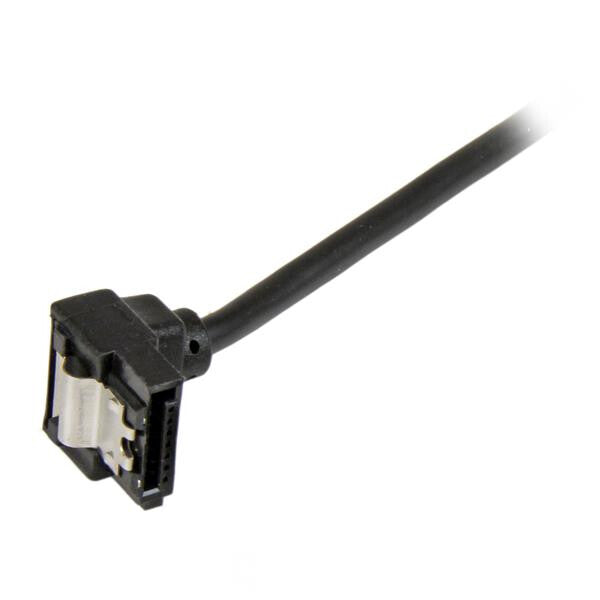 StarTech.com 6in Latching Round SATA to Right Angle SATA Serial ATA Ca ...