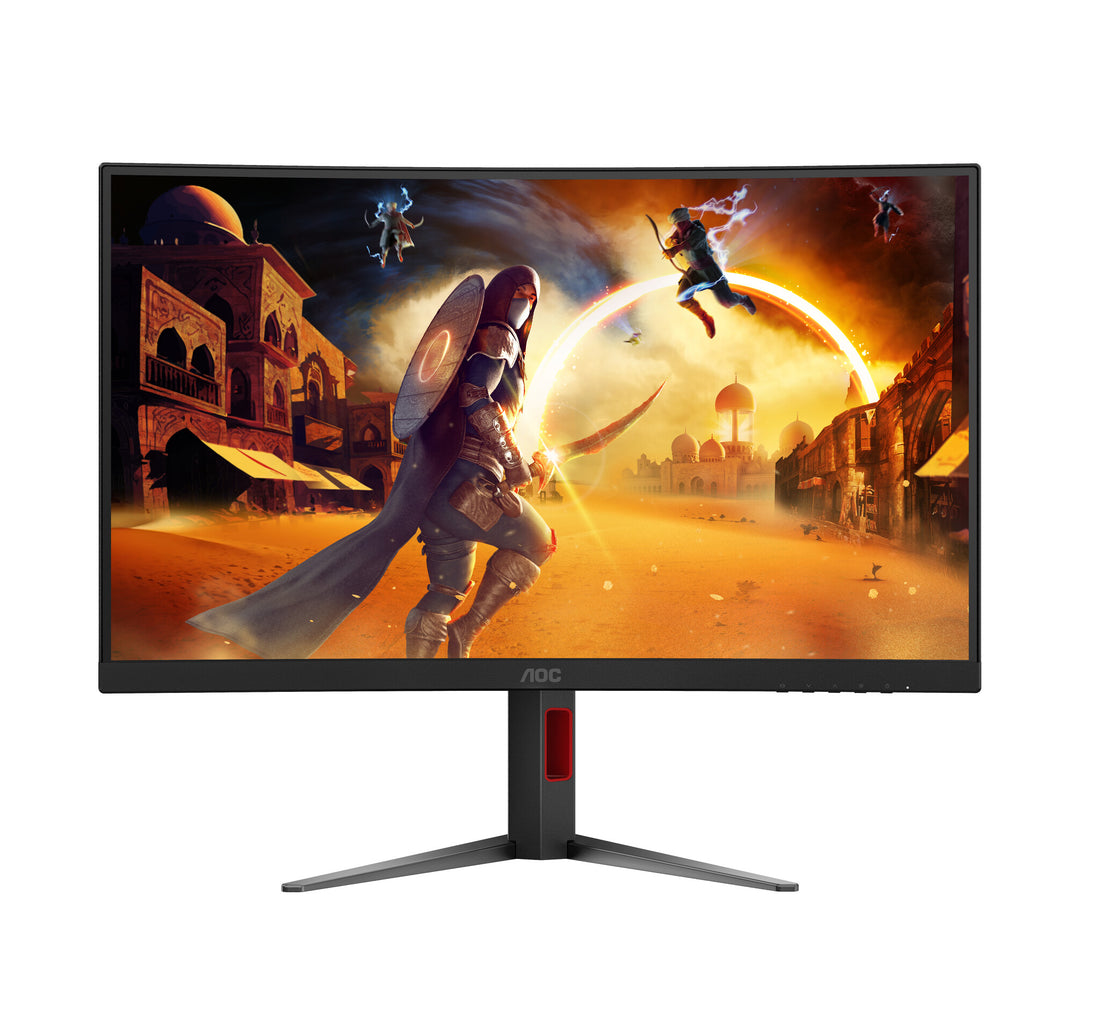 AOC G4 CQ27G4Z2P computer monitor 27" 2560 x 1440 pixels Quad HD LCD Black, Red - image 6