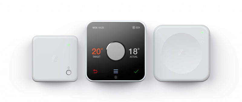 Hive 851814 thermostat Black, Silver, White