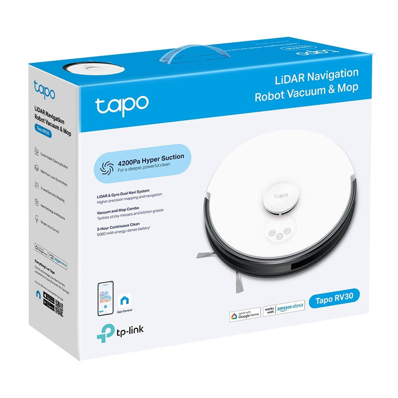 TP-Link Tapo LiDAR Navigation Robot Vacuum & Mop