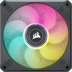 Corsair CO-9050113-WW computer cooling system Computer case Fan 12 cm Black 3 pc(s)
