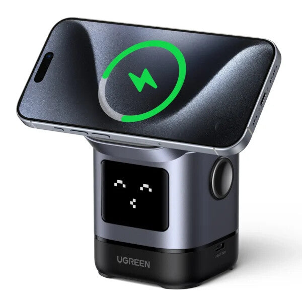 Ugreen 45775 mobile device charger Universal Black, Grey AC Wireless charging Fast charging Indoor