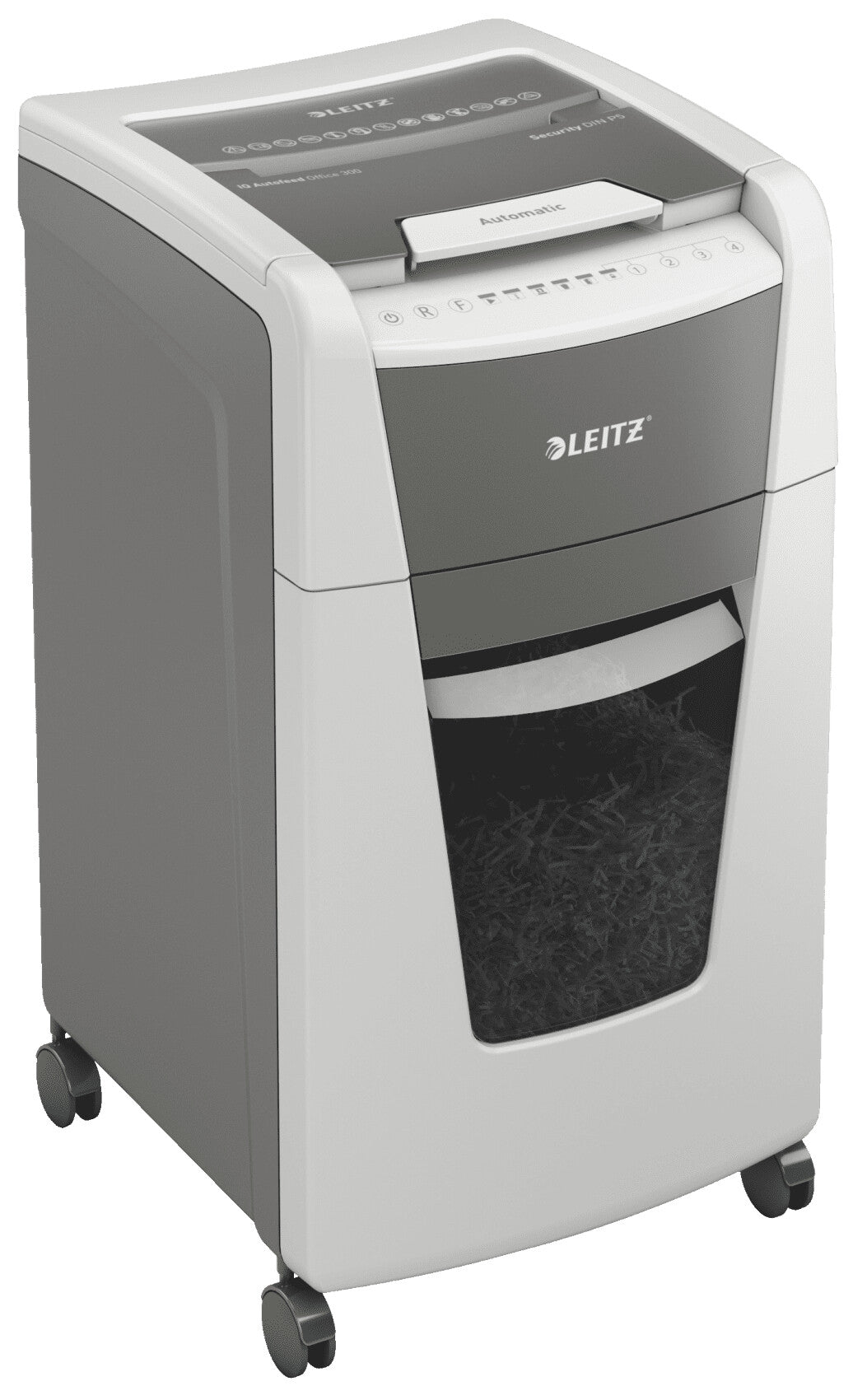 Leitz P5 60L paper shredder Micro-cut shredding 55 dB 23 cm Black, Silver, White - image 5