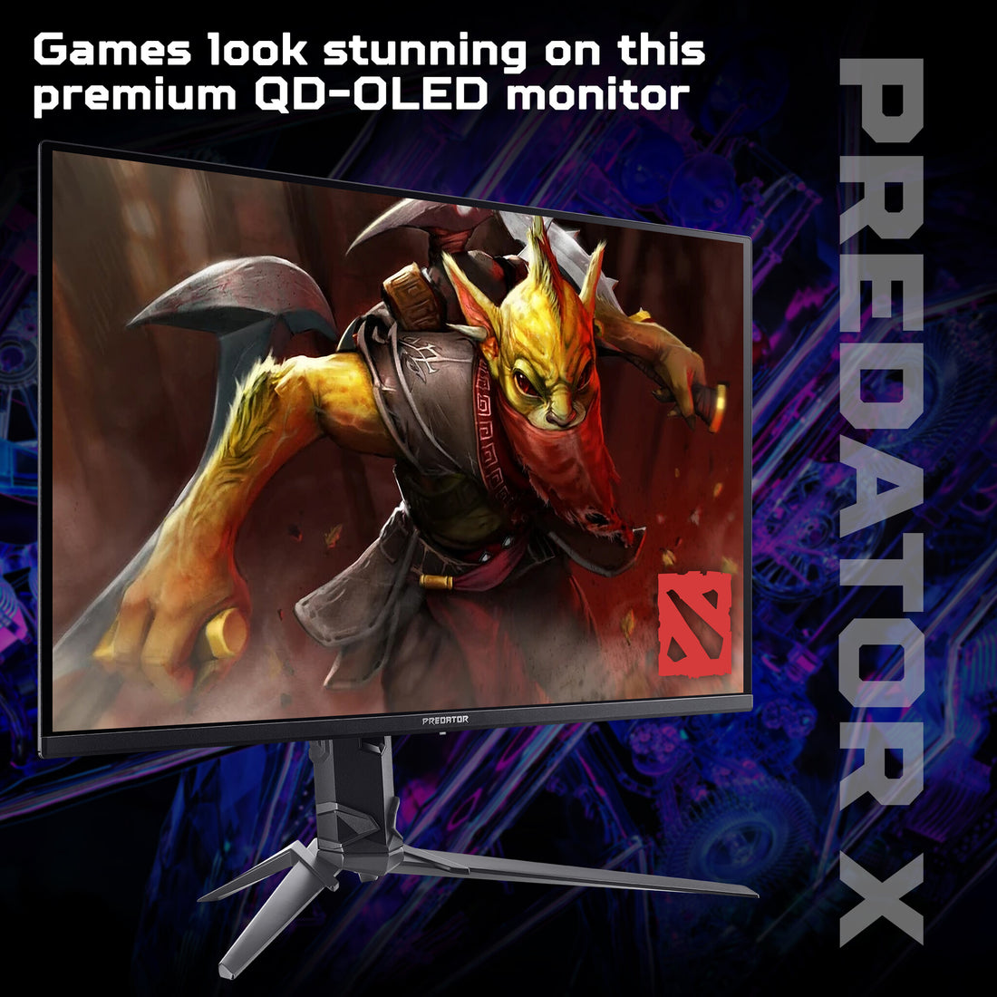 Acer X Predator X27U W3 Widescreen Gaming LCD Monitor - 26.5" Quad HD (2560x1440), QD-OLED, 240Hz, 0.03ms - image 9