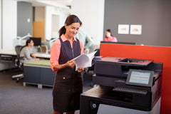 HP Color LaserJet Enterprise Flow LaserJet Enterprise Flow M880z Multifunction Color Printer, Ethernet Only; Copier, Scanner