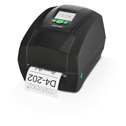 CUSTOM D4 202 ETH label printer Direct thermal / Thermal transfer 203 x 203 DPI Wired Ethernet LAN