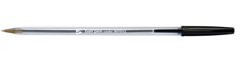 5Star 901813 ballpoint pen Black Stick ballpoint pen Medium 50