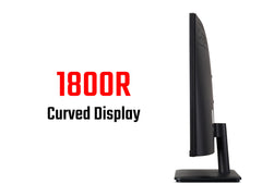 Acer AOpen 27HC5RPbiipx 27 Inch Full HD Curved Monitor (VA Panel, FreeSync, 165 Hz, 5 ms, DP, HDMI, Black)