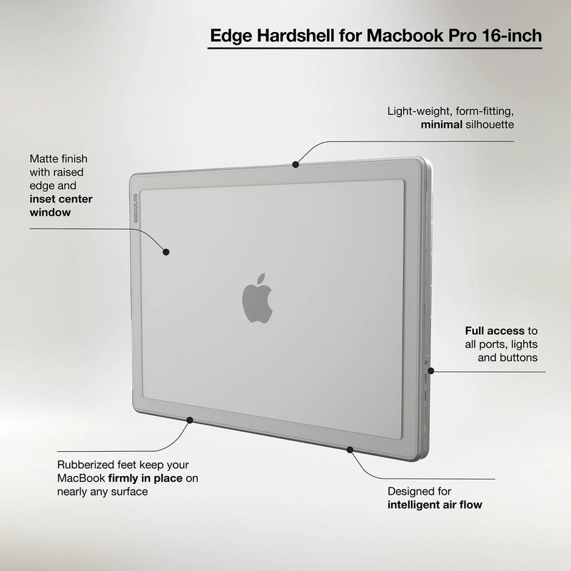 Incase Edge Hardshell Case with Makrolon® for 16-inch MacBook Pro (M1-M4, 2021-2024)