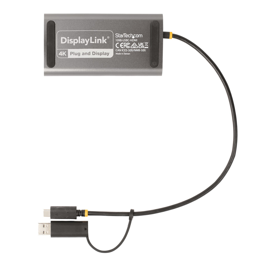 StarTech.com USB-C to Dual-HDMI Adapter - USB-C or A to 2x HDMI - 4K 60Hz - 100W Power Delivery Pass-Through - image 5
