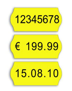 Avery YR1226 self-adhesive label Yellow 1500 pc(s)
